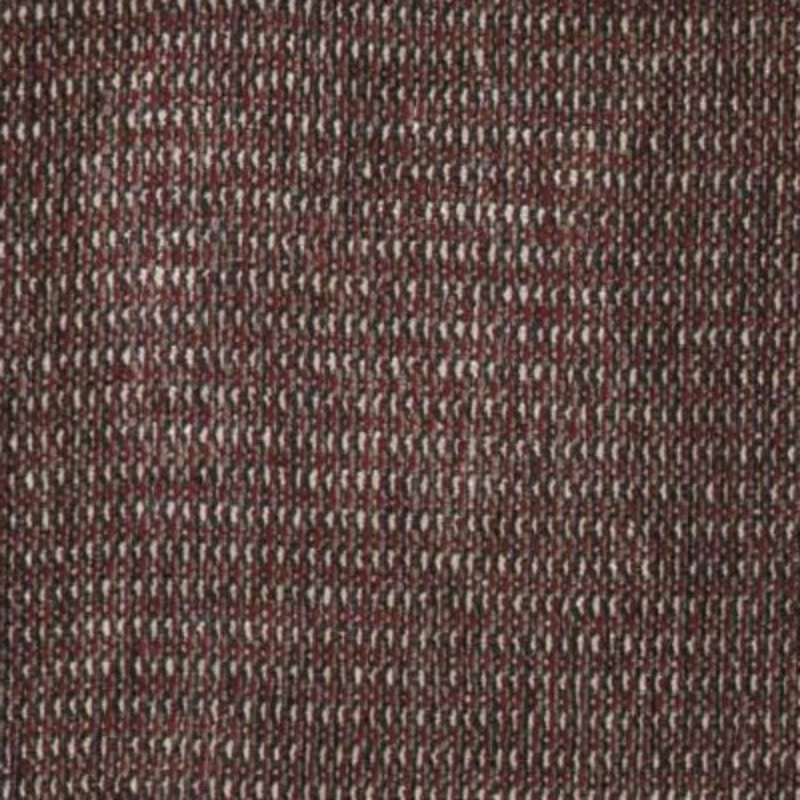 Club Quarters Chenille Weaved Red Upholstery Fabric
