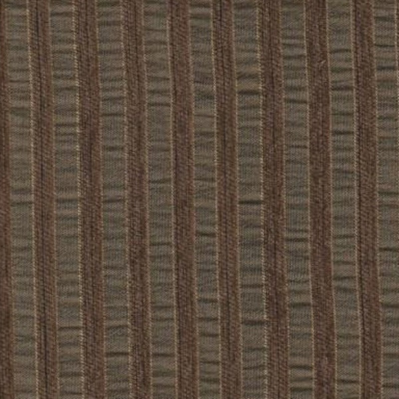 Hixon Chocolate Two-Toned Stripe Brown Upholstery Fabric