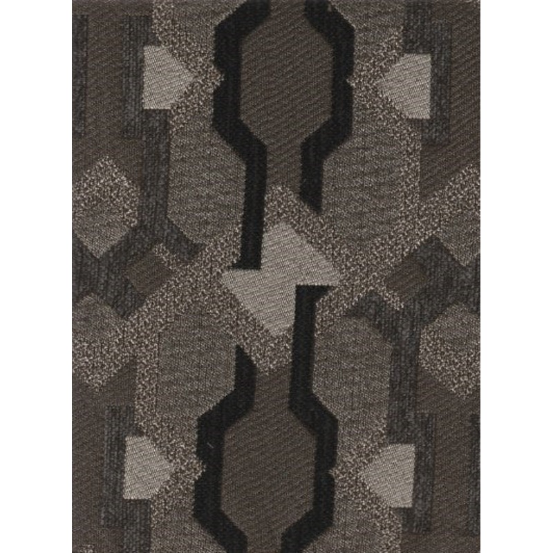 Traffic Granite Irregular Stripe Grey Upholstery Fabric