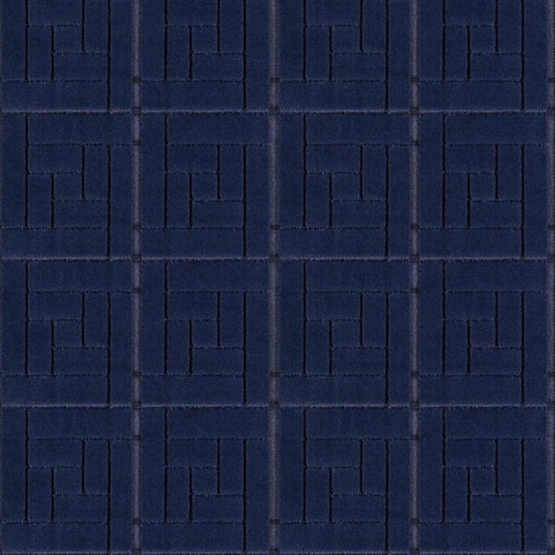 Arc-Com Praxton Midnight Blue Upholstery Fabric