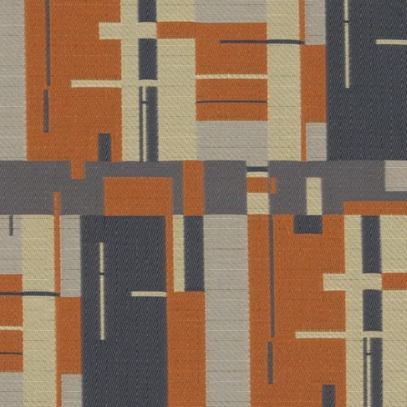Remnant of Designtex Birch Bark Plaid Oriole Upholstery Fabric