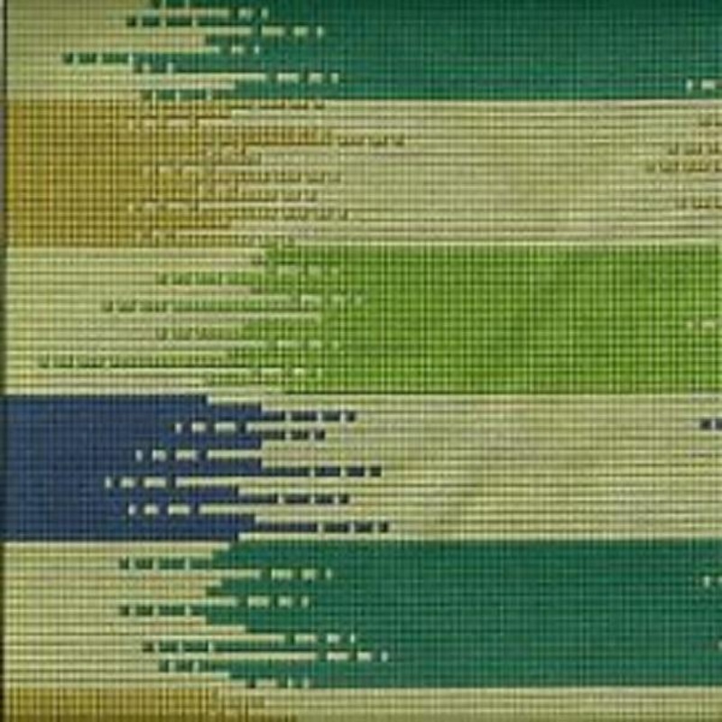 Designtex Tetris Springtime Abstract Stripe Green Upholstery Fabric