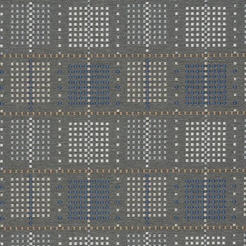 Designtex Divide Glacier Geometric Design Gray Upholstery Fabric
