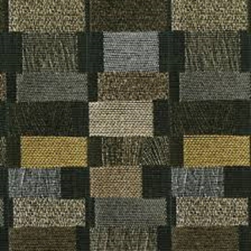 Designtex Stacks Mink Staggered Rectangles Brown Upholstery Fabric
