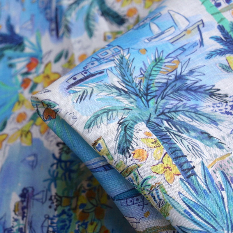 Cape Vista Blue - Liberty Sycamore Linen