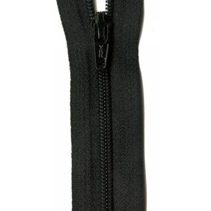 22in Size 3 Zipper Basic Black ATK701Z