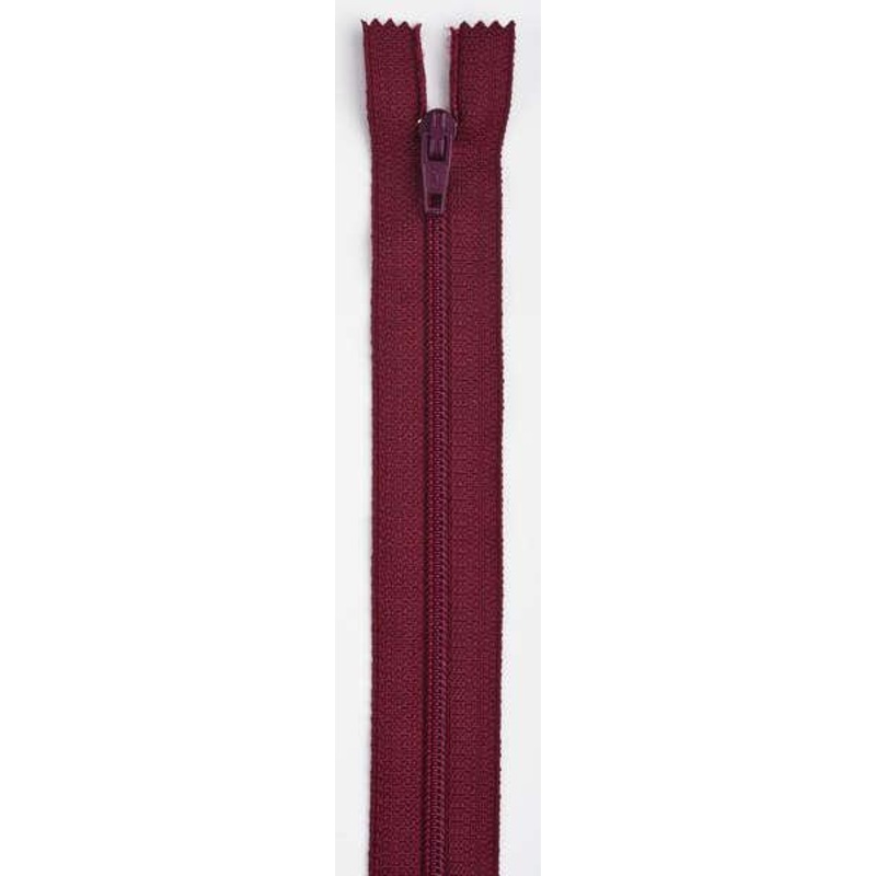 All-Purpose Polyester Coil Zipper 9in Barberry Red - F7209-039B