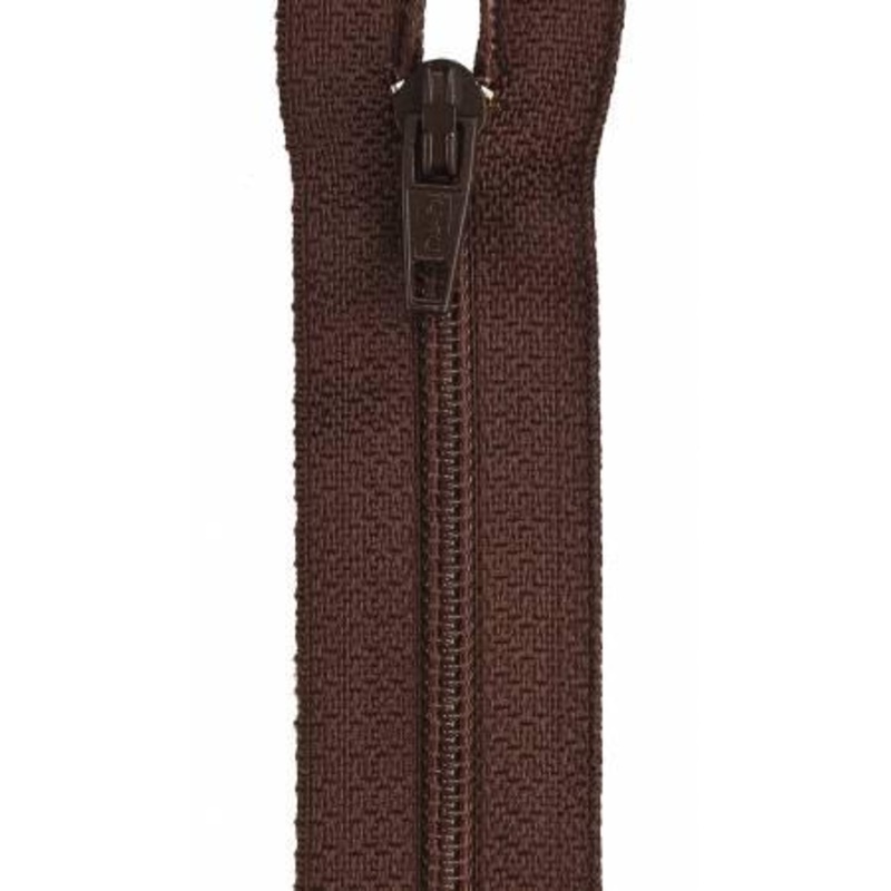 All-Purpose Polyester Coil Zipper 9in Cherry Brown F7209-545