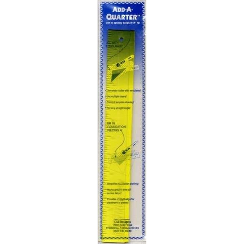 Add A-Quarter Ruler 1 1/2in x 12in - CM12