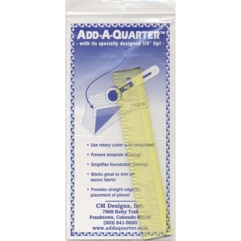 Add A-Quarter Ruler 1in x 6in - CM6