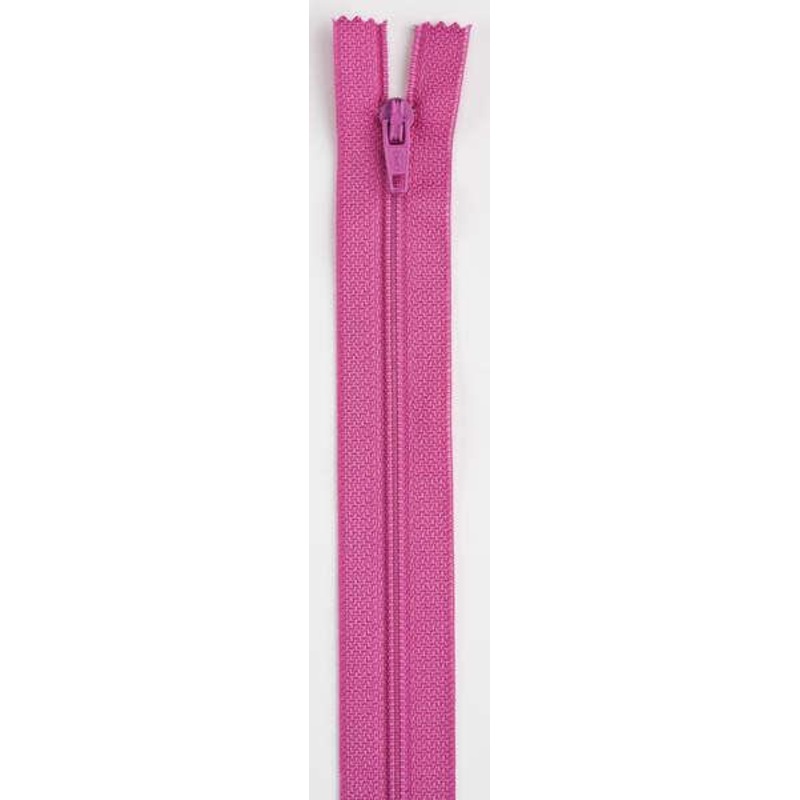 All-Purpose Polyester Coil Zipper 12in Dark Rose - F7212-032B