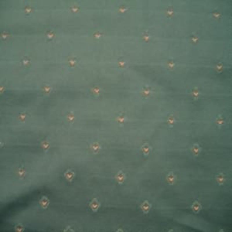 54" Dots Tan with Hunter Green Background