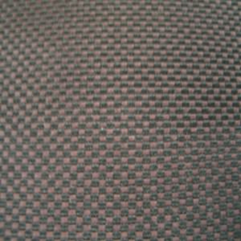 54" Vinyl Solid Woven Light Weight Black and Maroon