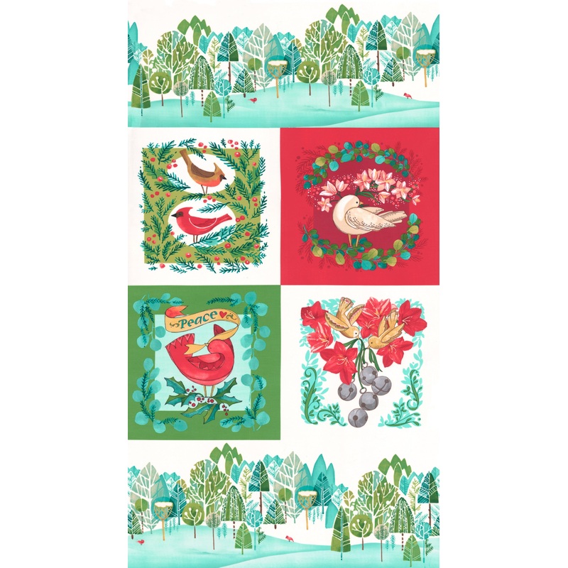 Winterly by Robin Pickens : Christmas Panel
