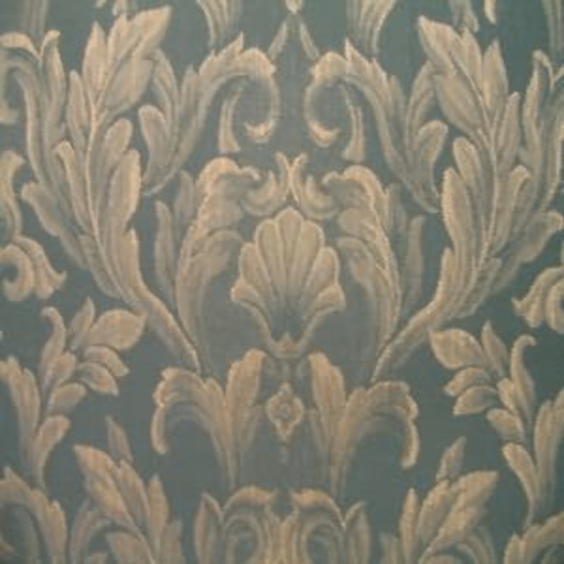 54" Brocade Gold with Green Background (RR)