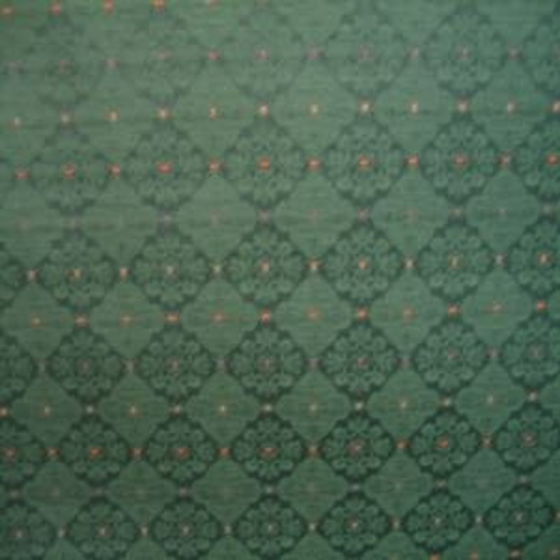 54" Brocade in Diamond Green with Dot