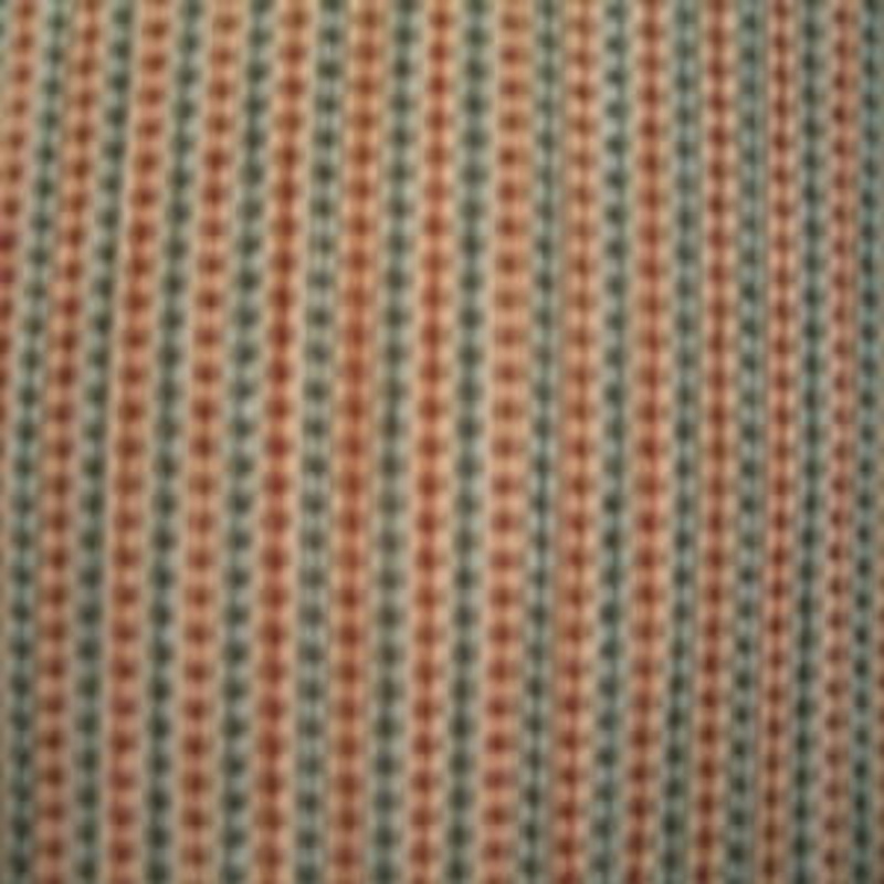 54" Chenille Stripe Orange, Green and Rust (RR)