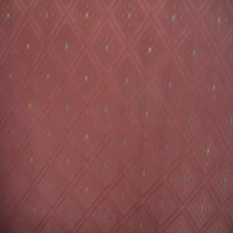 54" Diamond with Dots Green, Yellow and Blue with Burgundy Background