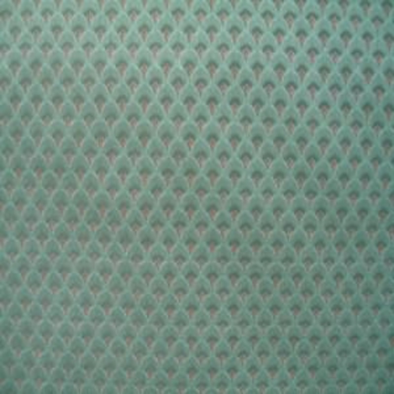 54" Dot Peach with Half Circles Light Green (RR)