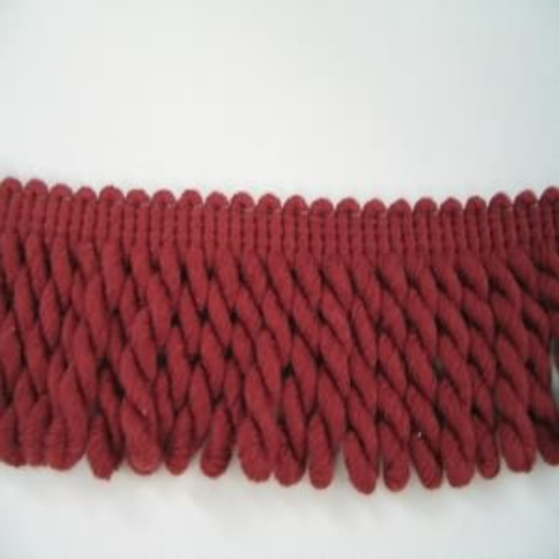 Bullion 2" Cotton Maroon