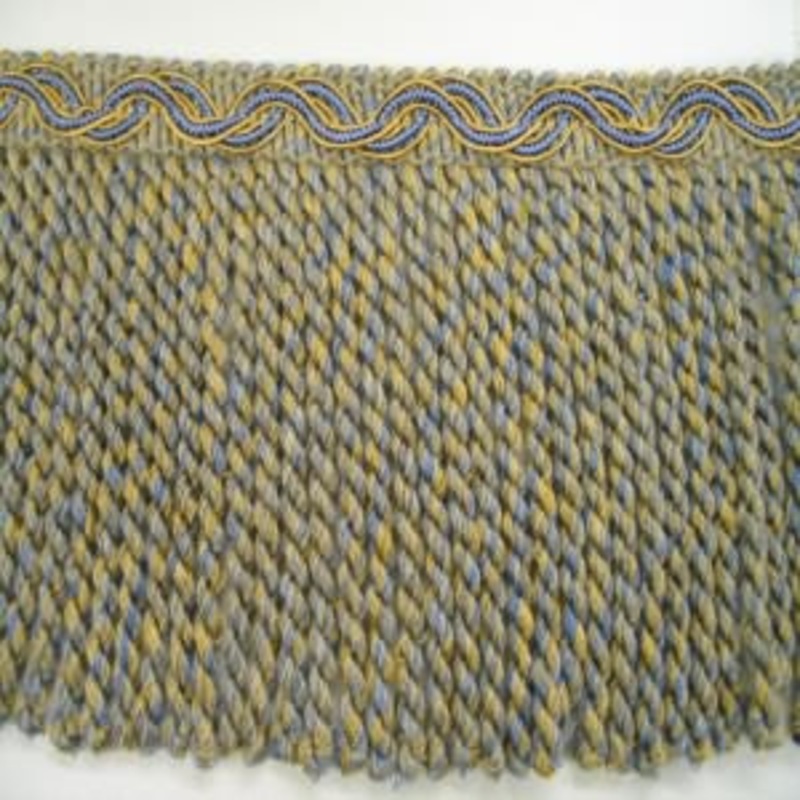 Fleco Noelle Bullion 6" Color # 7086 Periwinkle and Gold