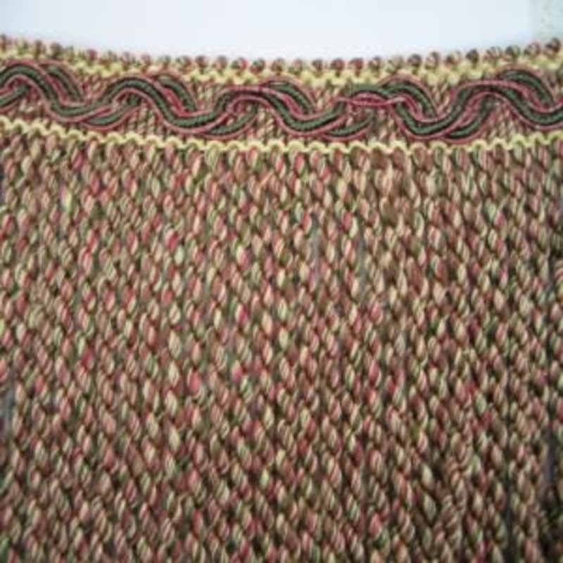 Fleco Noelle Bullion 6" Color #7201 Cream, Pink and Green
