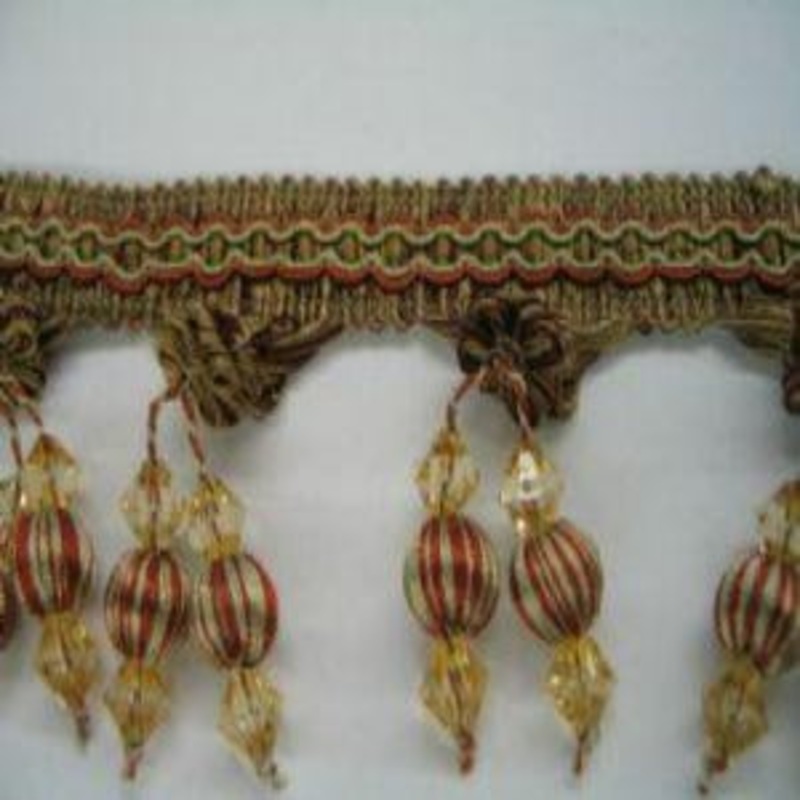 Fringe Beaded Trim Autumn Style306AU