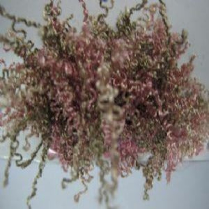 Fringe Espumillion Rizado BF-108 Color 20/14 Dusty Rose, Tan and Sage