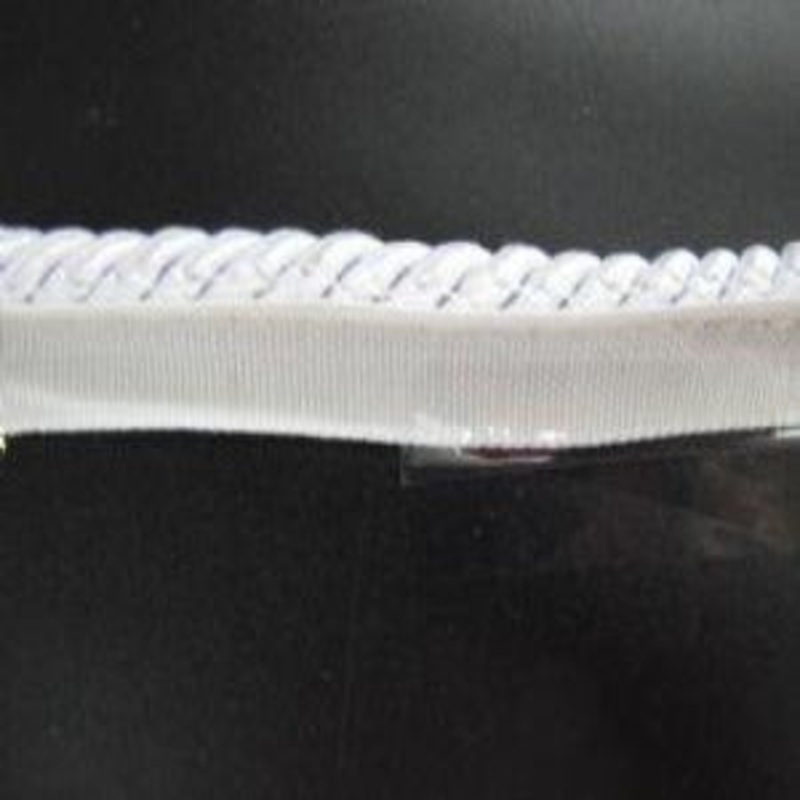 Lip Cord 3/8" White