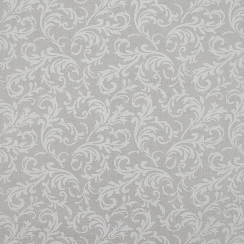 Wide-width fabric - MONOTONE - Damask - Mist green