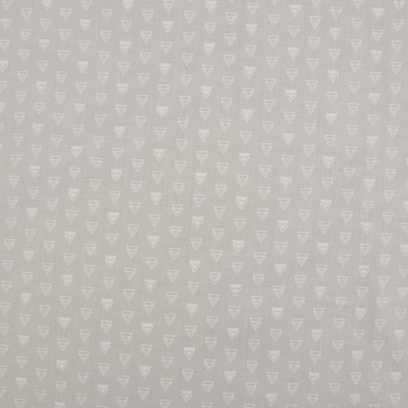 Wide-width fabric - MONOTONE - Triangles - Mist green
