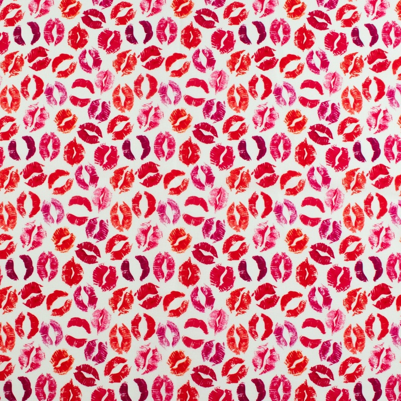 VALENTINE'S Printed Cotton - 048 - White