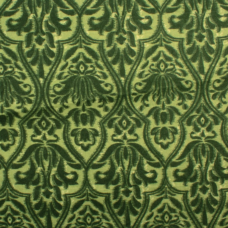 Wide Quilt Backing Print - Arabesque - Green