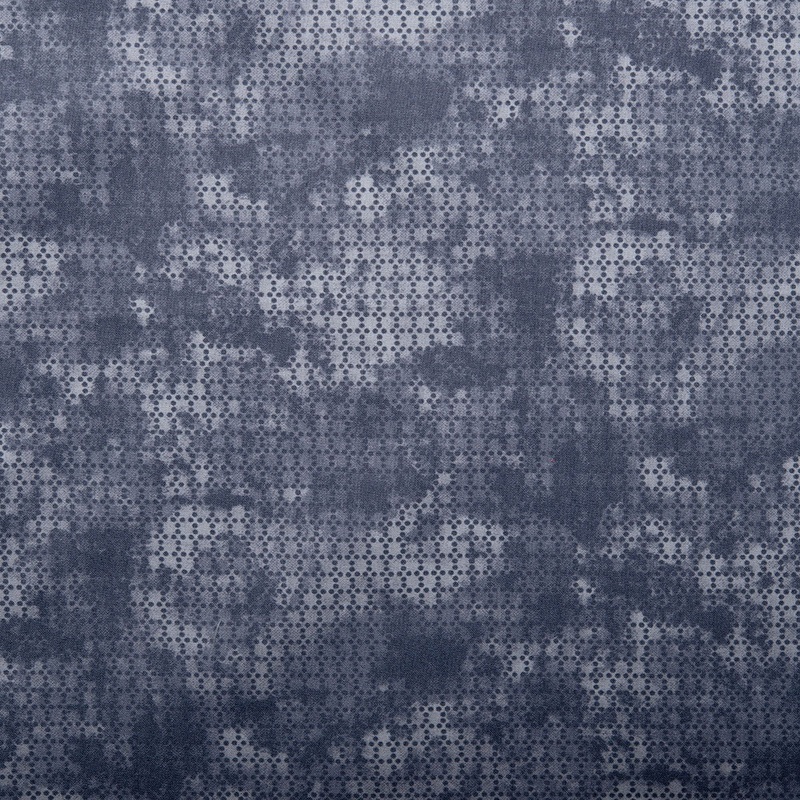Blenders Cotton Print - Daisy marble - Steel