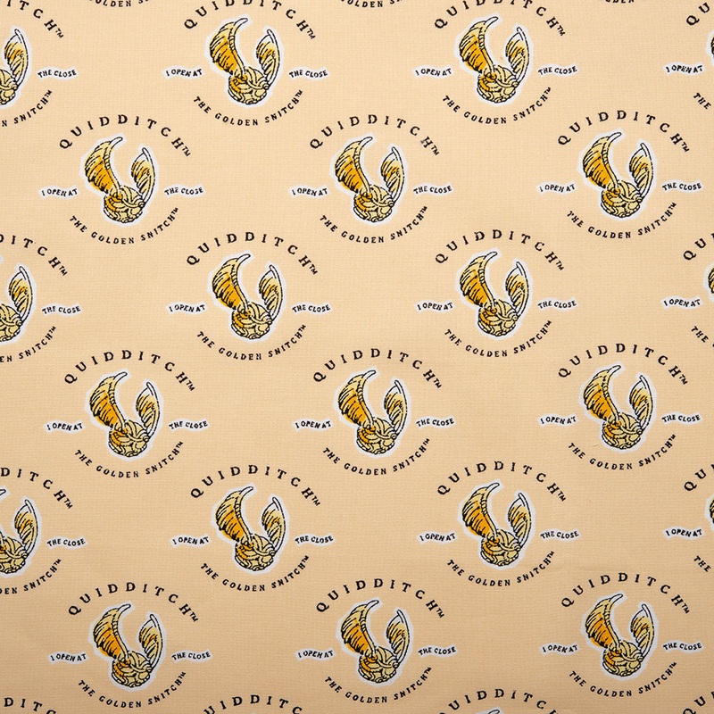 Camelot - PRIVILGE - Licensed Cotton Print - Harry Potter Quidditch - Yellow