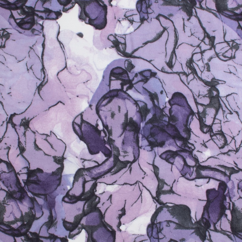 Wide Flannel Backing Print - 029 - Lilac