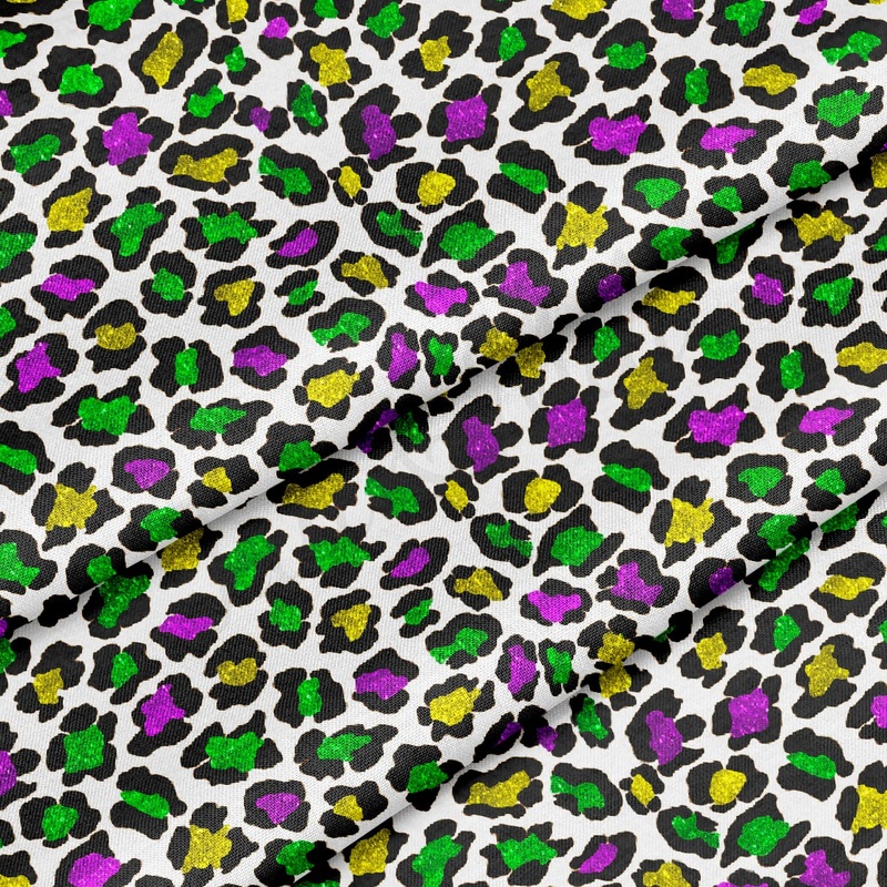 100% Cotton Fabric By the Yard Printed in USA Cotton Sateen -  Cotton CTN1360 Mardi Gras