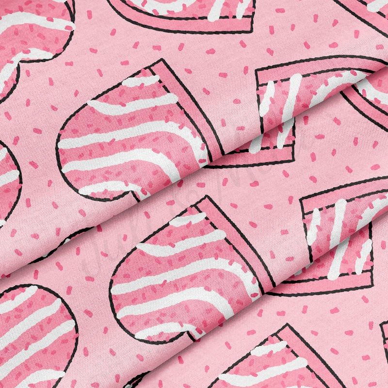 100% Cotton Fabric By the Yard Printed in USA Cotton Sateen -  Cotton CTN2256 Valentine's Day