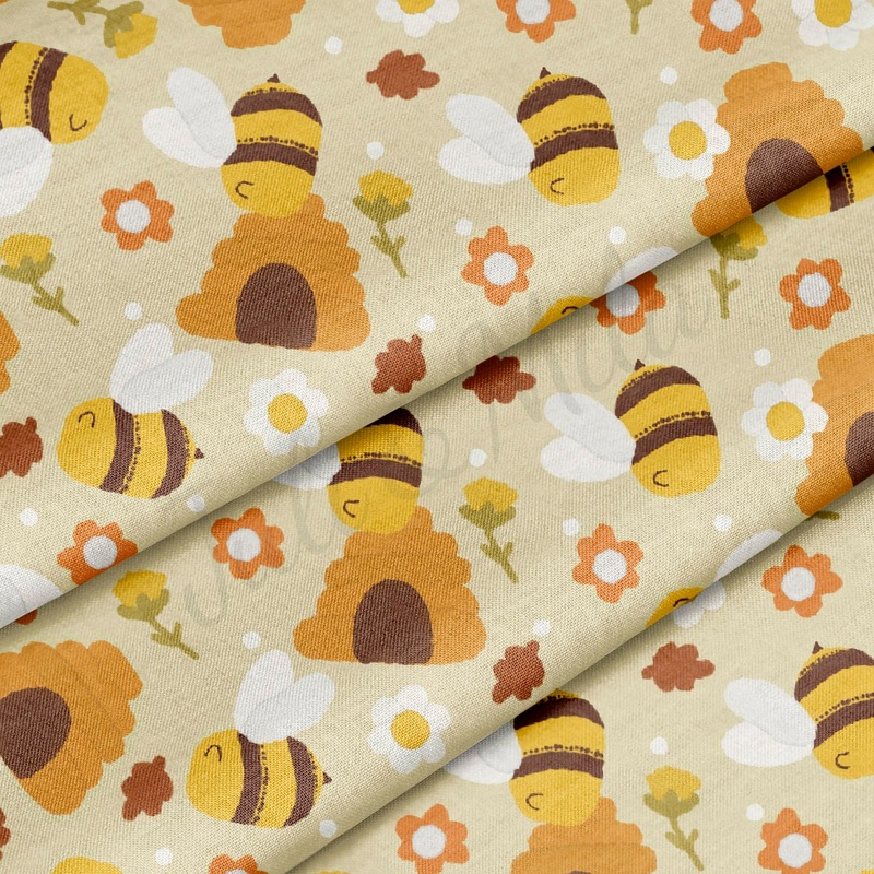 100% Cotton Fabric By the Yard Printed in USA Cotton Sateen -  Cotton CTN459