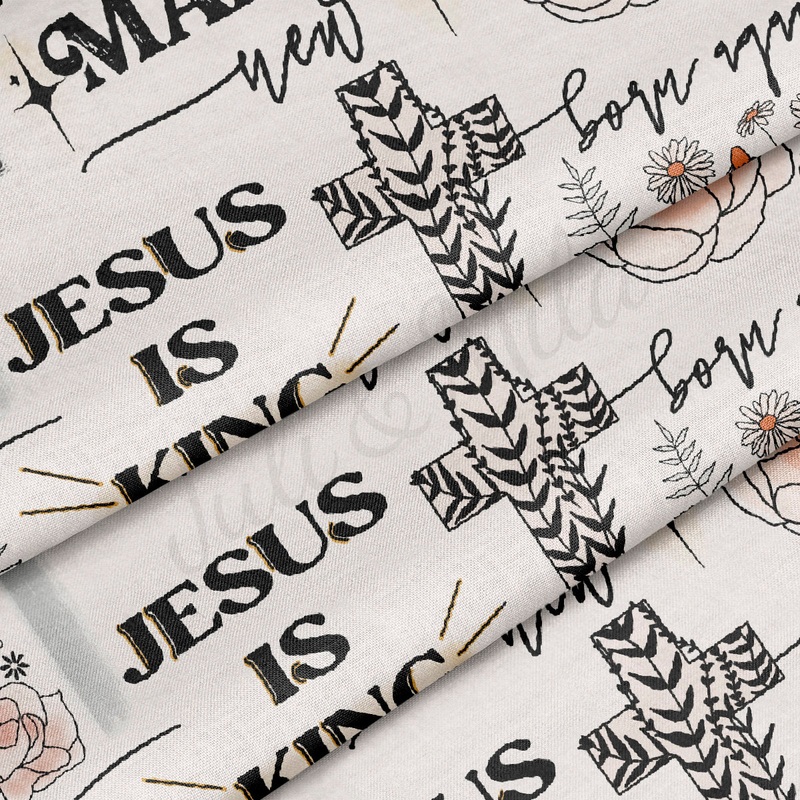 100% Cotton Fabric By the Yard Printed in USA Cotton Sateen -  Cotton CTNEast121 Easter