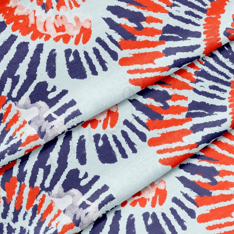 100% Cotton Fabric By the Yard Printed in USA Cotton Sateen -  Cotton CTNPT57 4th of July