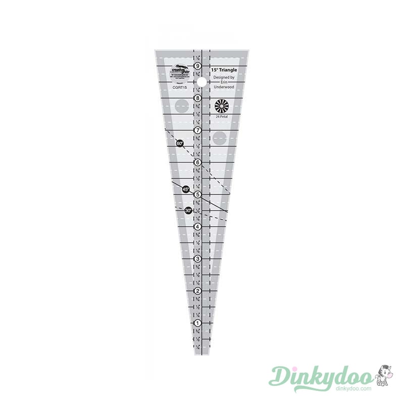Creative Grids - 15 Degree Triangle Ruler