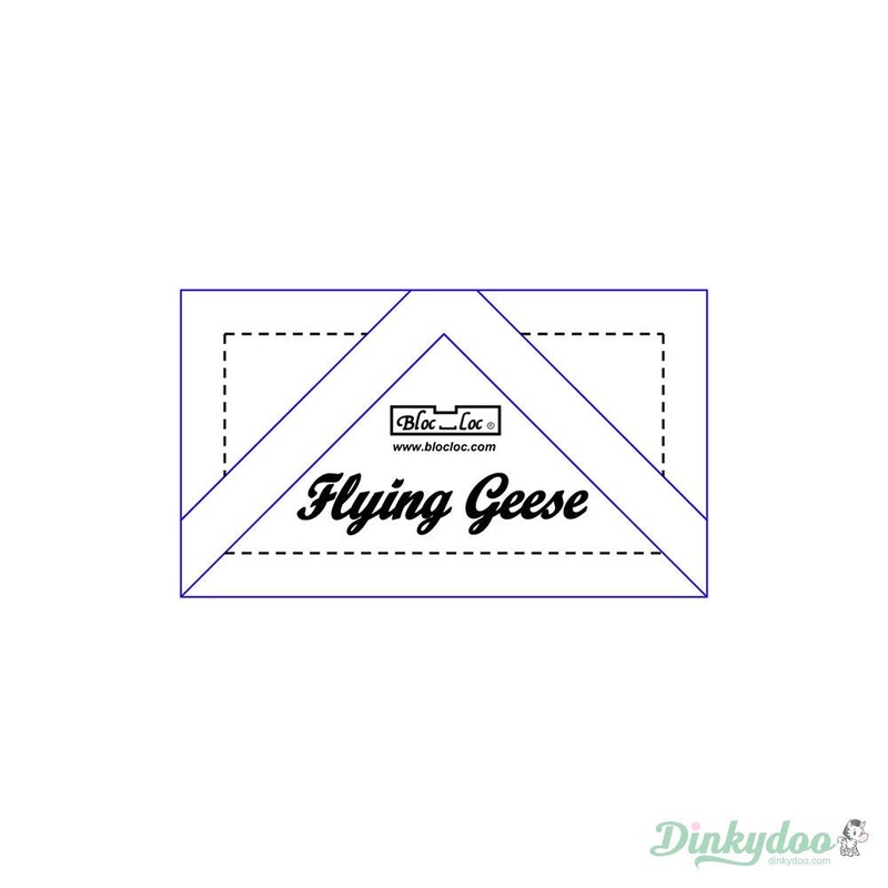 Bloc Loc - Flying Geese Ruler 5" x 10"
