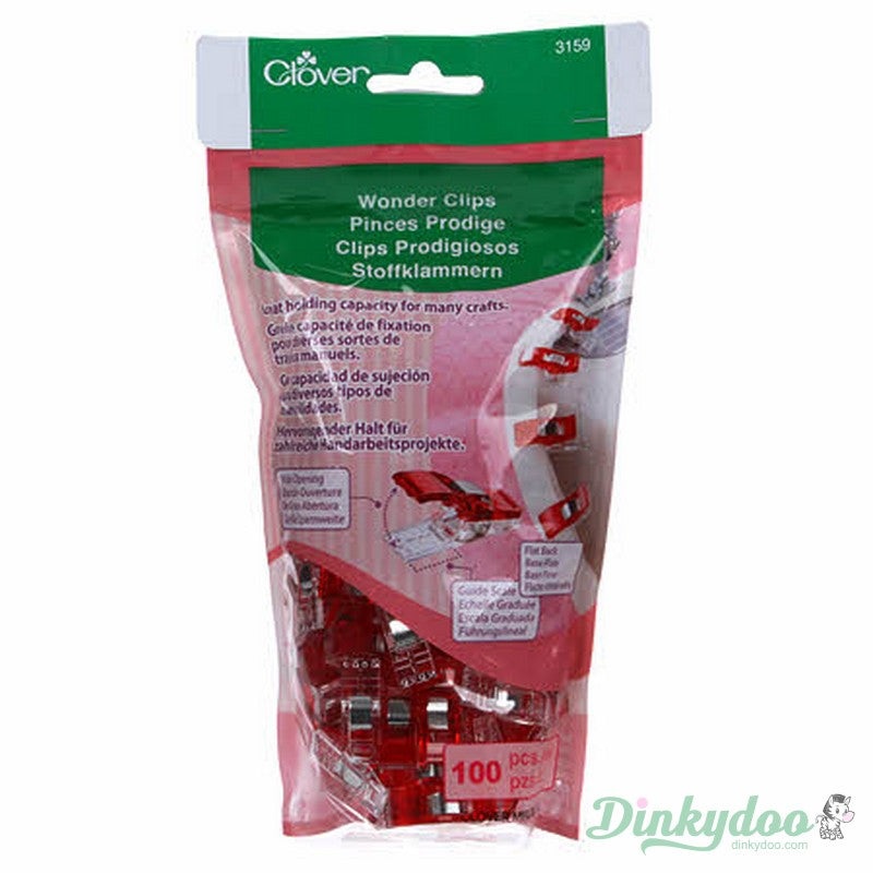 Clover - Wonder Clips 100 Piece - Red