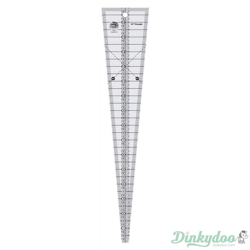 Creative Grids - 10 Degree Triangle Ruler