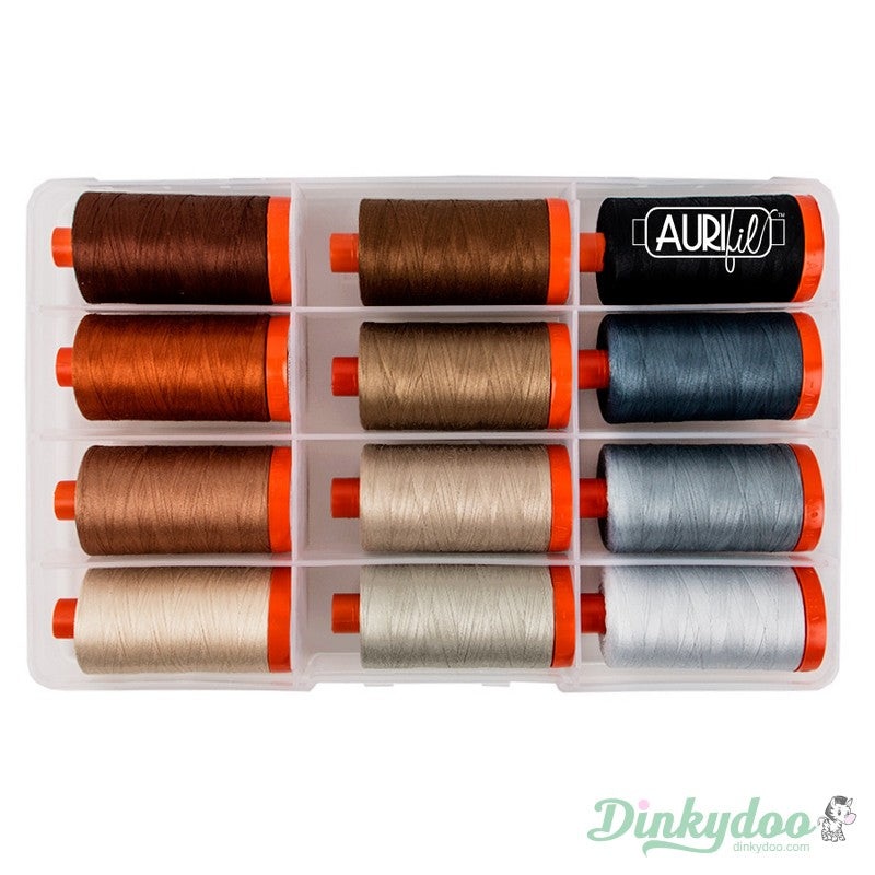 Pat Sloan - The Perfect Box of Neutrals 50wt - Aurifil