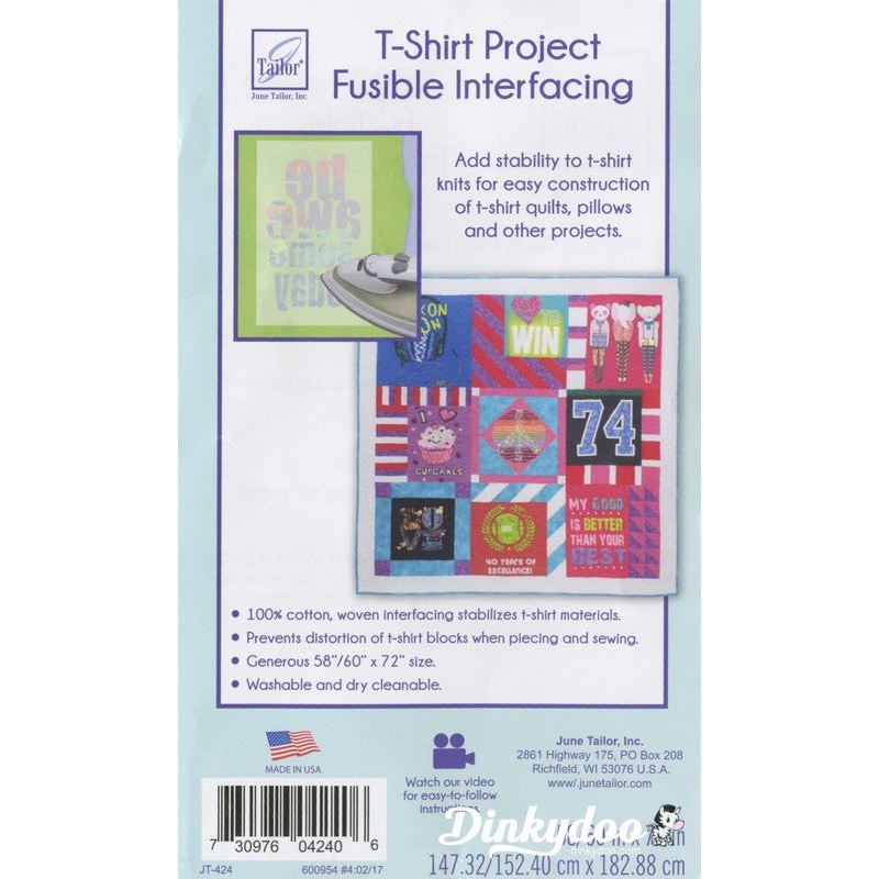 T-Shirt Project Fusible Interfacing - June Tailor