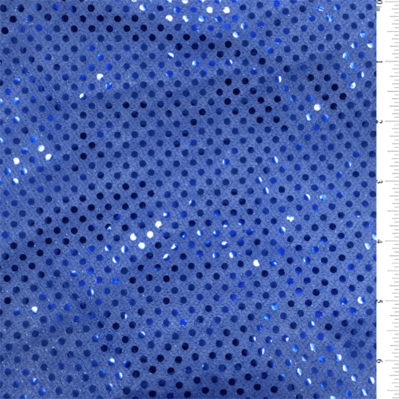 12 YD Bolt-Royal Sequin Knit Fabric
