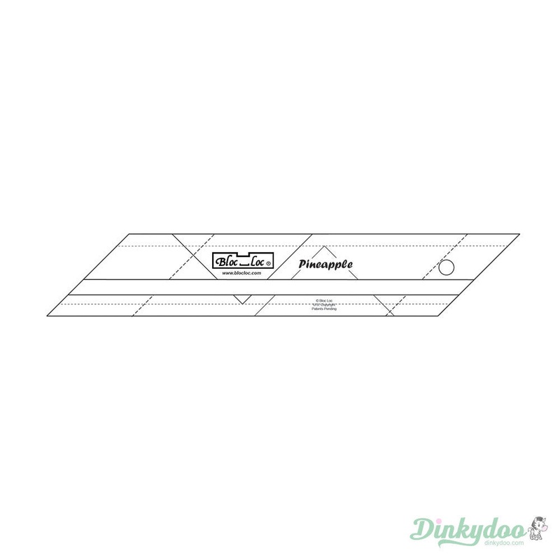 Bloc Loc - Pineapple Ruler 1/4" x 1/2"