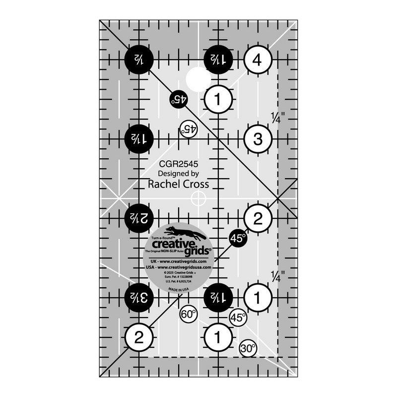Creative Grids - 2.5" x 4.5" Quilt Ruler